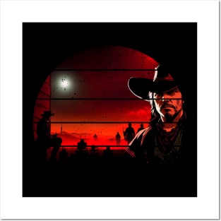 Red Dead Redemption Crow boy western RDR Gamer Gift Idea T-Shirt Posters and Art